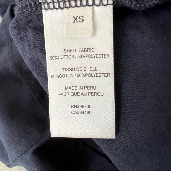 NWT Rebecca Taylor A-line Puff Sleeve Tee in Navy - Picture 8 of 8